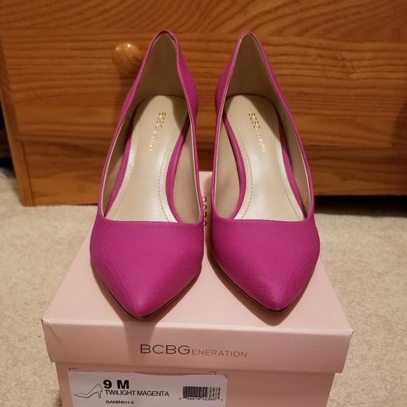 BCBGeneration Shoes - BCBG Magenta Heels